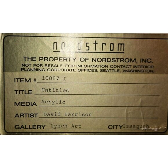 David Harrison Acrylic Floral Painting In Ornate Frame From Nordstrom Collection - Picture 2 of 13